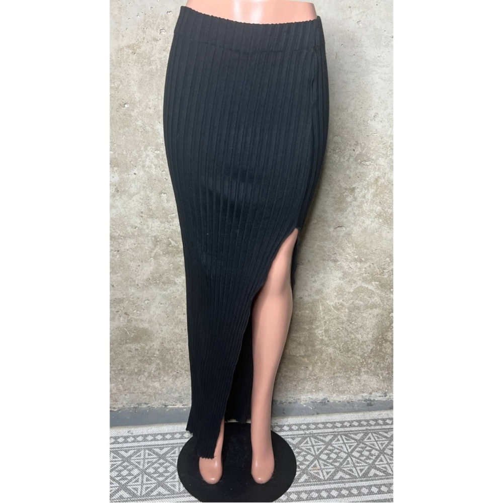 Simon Miller Black Ribbed Skirt Sz. Medium